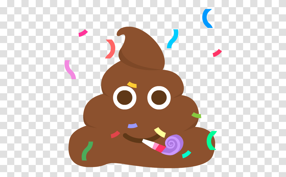 Poo Emoji Cute Animated Poop Emoji Stickers By The Animated Poop Emoji, Snowman, Sweets, Food Transparent Png