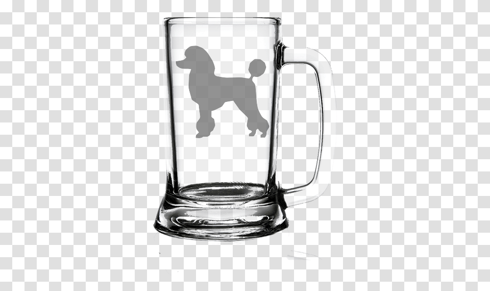 Poodle Dog 16oz Happy Birthday Beer Glass, Stein, Jug, Alcohol, Beverage Transparent Png