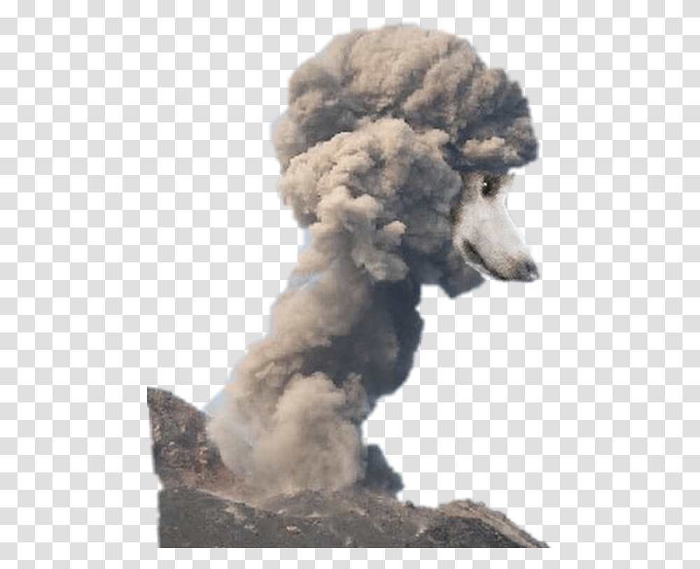 Poodle Explosion, Smoke, Snowman, Winter, Outdoors Transparent Png