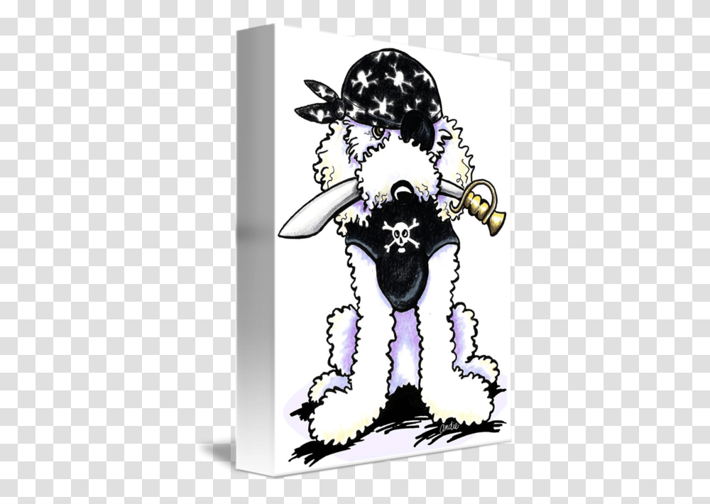 Poodle Pirate, Helmet, Animal, Mammal, Face Transparent Png