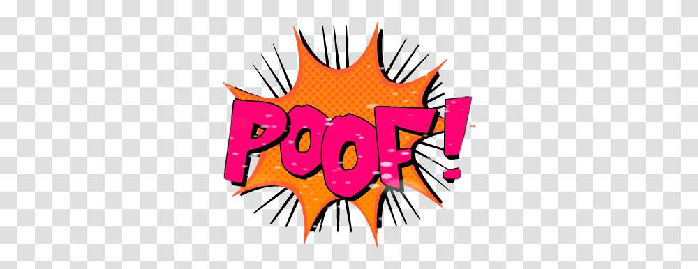 Poof Poof Comic Comics Art Sticker, Fire, Alphabet, Flame Transparent Png