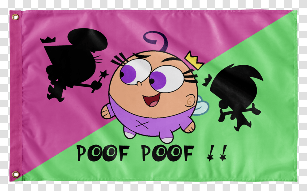 Poof Poof Flag Cartoon, Banner, Bird, Label Transparent Png