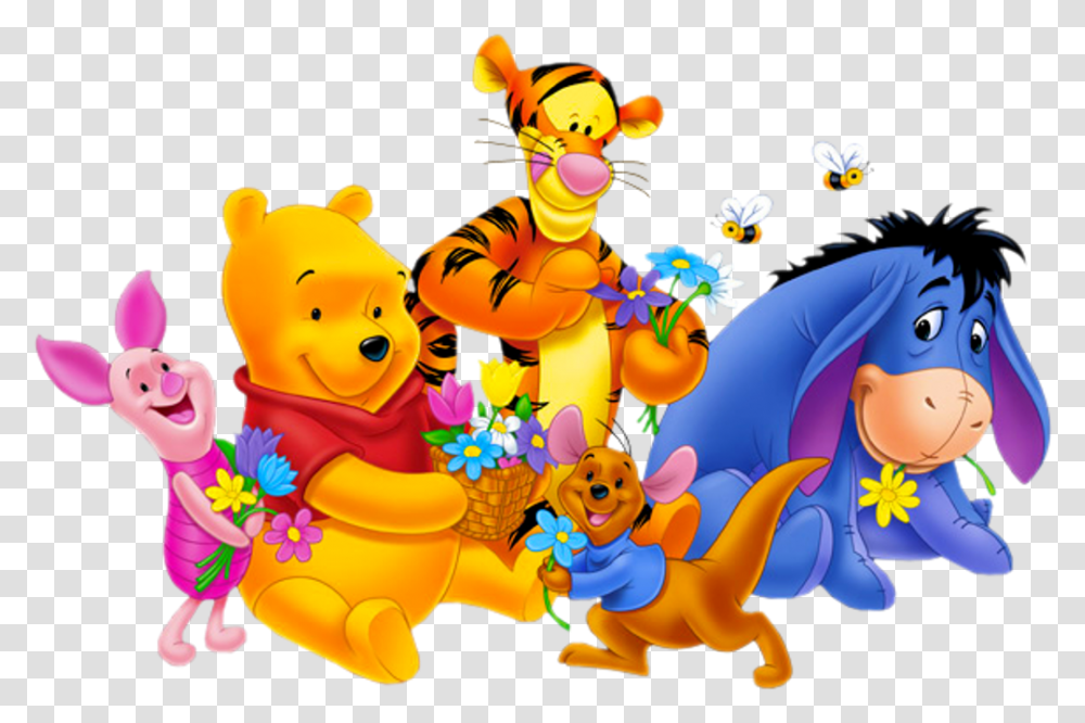 Pooh And Friend, Crowd, Carnival Transparent Png