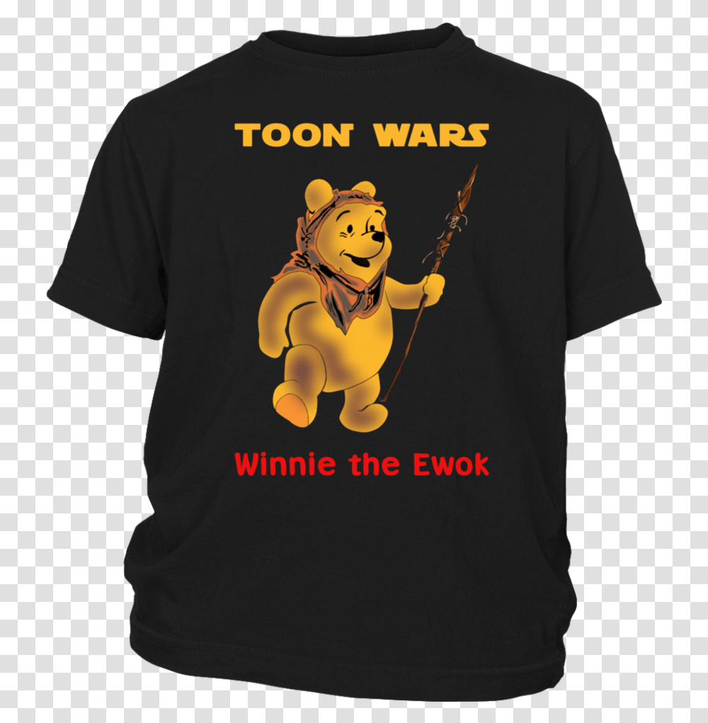 Pooh Bear Toon Wars Winnie The Ewok Shirt No Bitch Niggas Shirt, Apparel, T-Shirt, Sleeve Transparent Png
