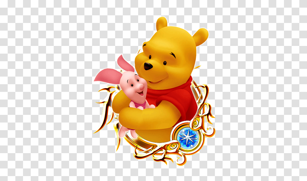 Pooh Piglet Kingdom Hearts Chain Of Memories Sora, Toy, Diwali, Graphics Transparent Png