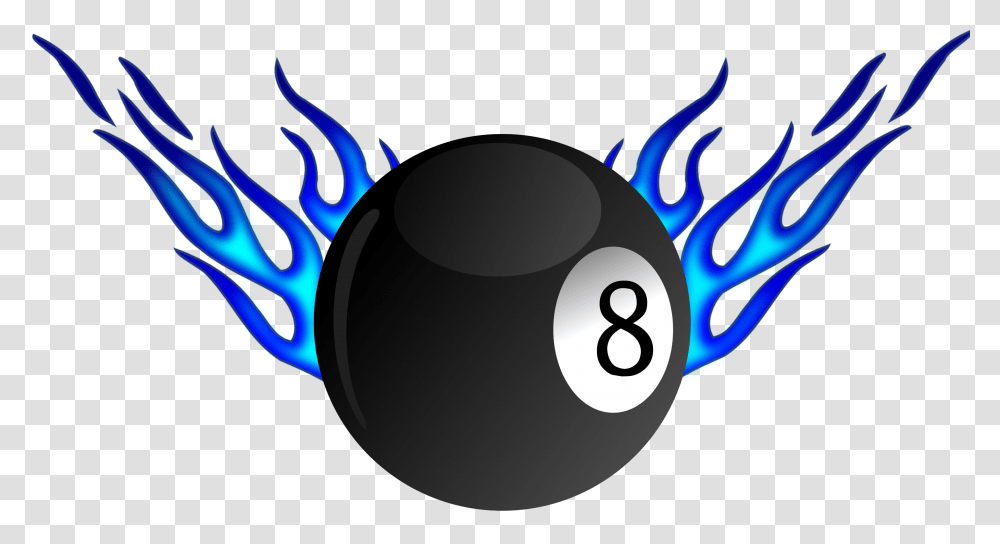 Pool 8 Eight Fire Black Blue Beenart Draw A Cool Heart, Sphere, Graphics, Dynamite, Bomb Transparent Png