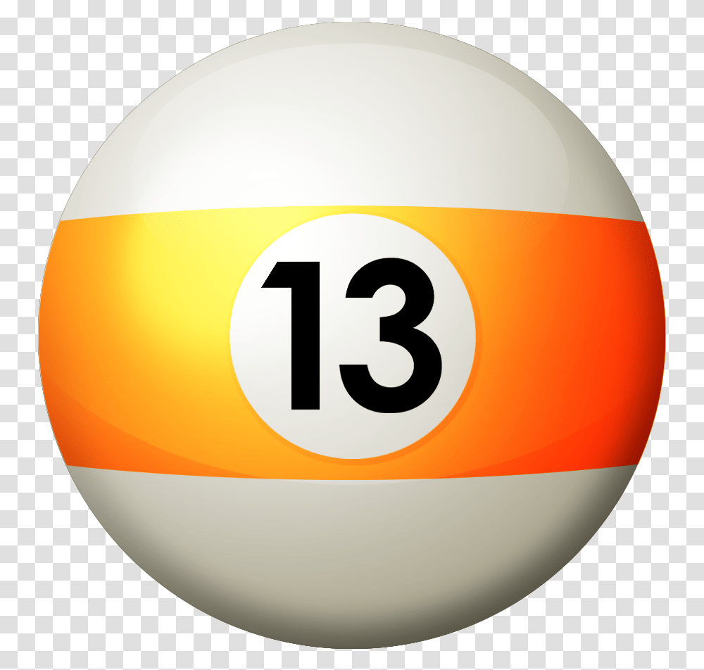 Pool Ball, Number, Balloon Transparent Png