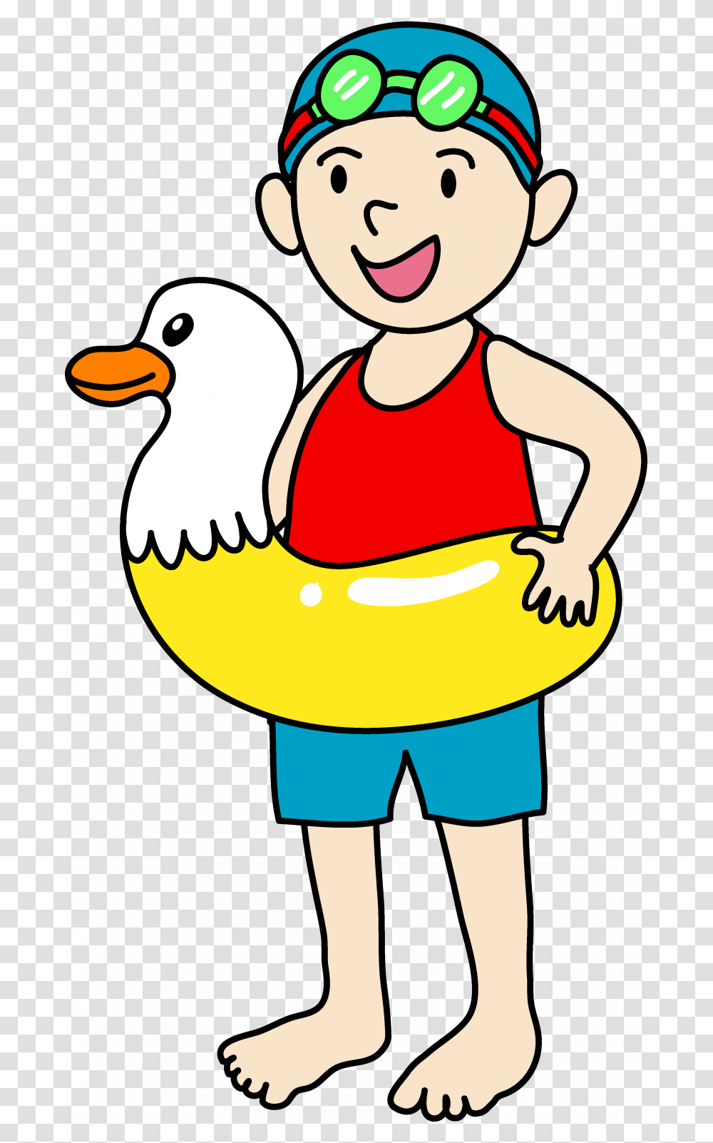 Pool Images Clip Art Going To The Swimming Pool Clipart, Bird, Animal, Life Buoy, Person Transparent Png