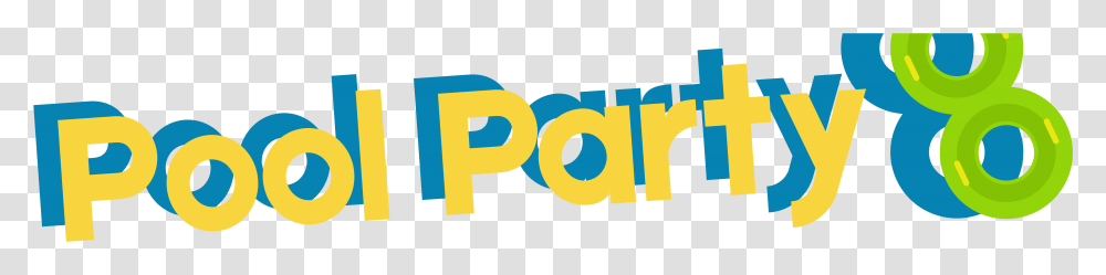 Pool Party Banner Design, Word, Logo Transparent Png