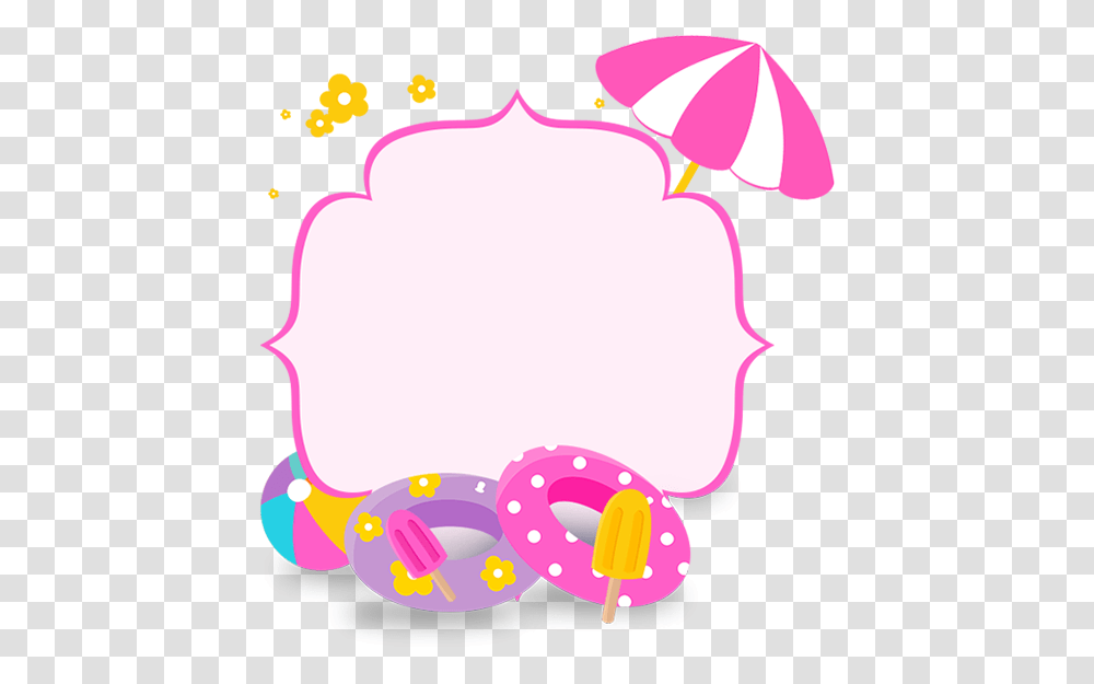 Pool Party Frame Pool Party Menina, Heart, Pattern, Paper Transparent Png