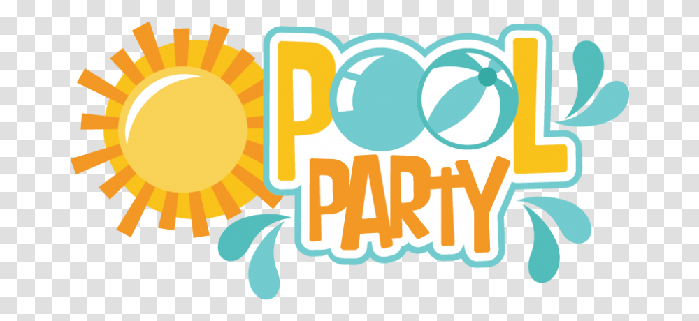 Pool Party Scrapbook Title Pool Pool Party, Outdoors, Nature Transparent Png
