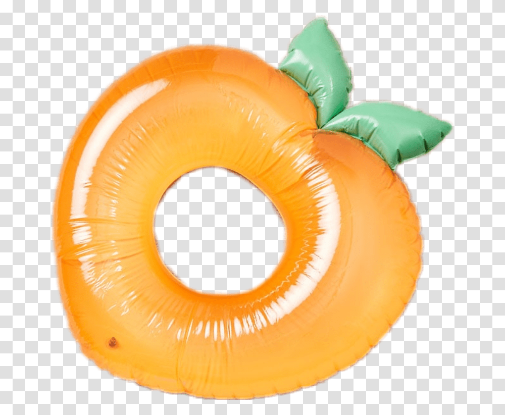 Pool Poolfloat Floatie Peach, Fungus, Sweets, Food, Confectionery Transparent Png