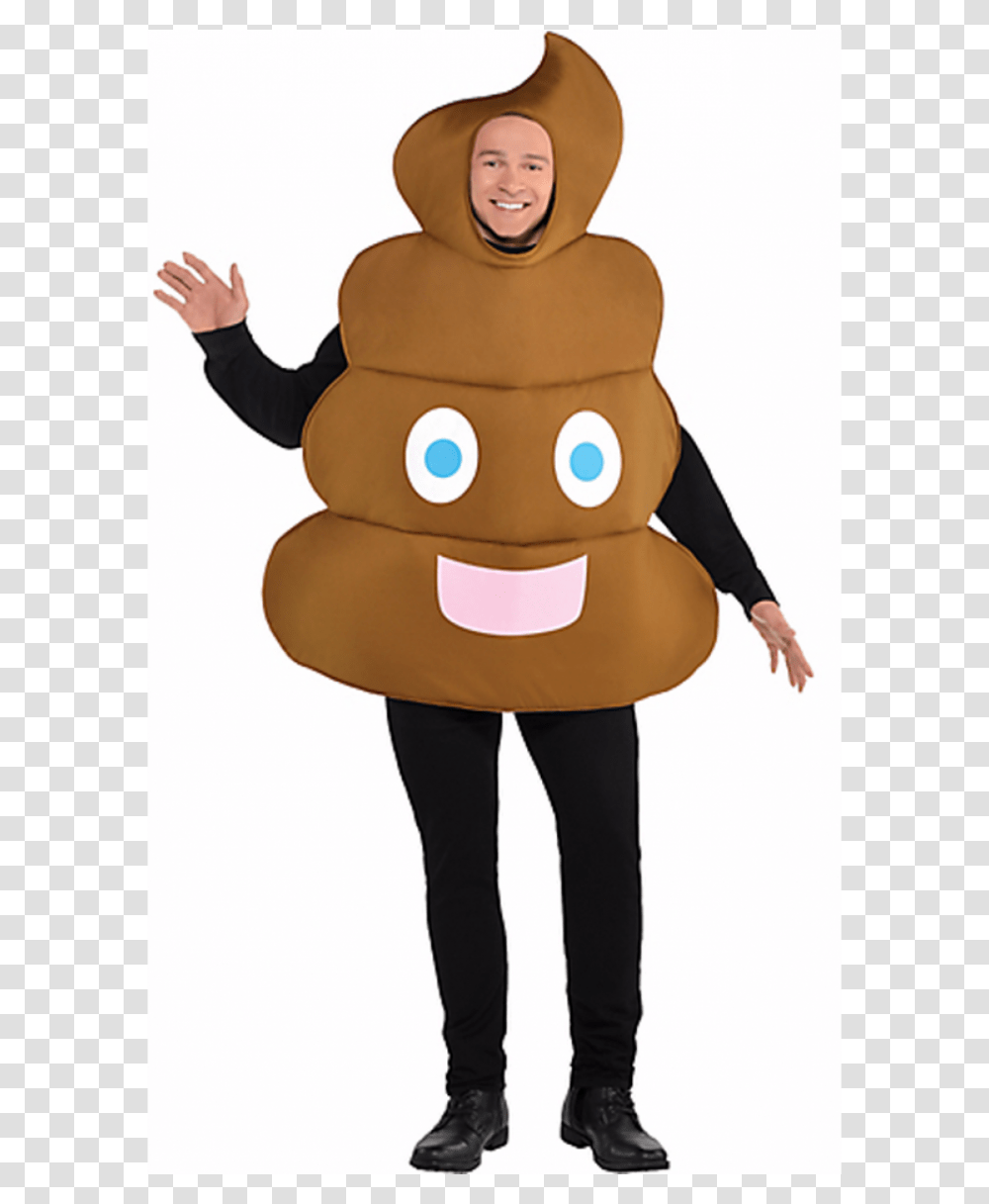 Poop Emoji Adult Costume, Person, Animal, Plant Transparent Png