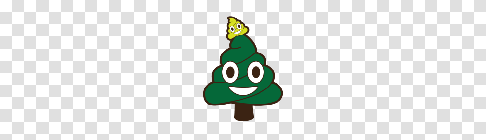 Poop Emoji Christmas Tree With Poop Star Funny, Animal, Snowman, Winter, Outdoors Transparent Png