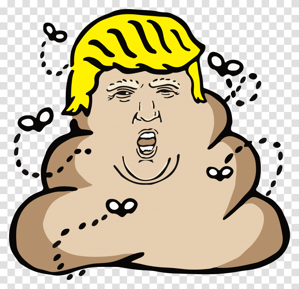 Poop Emoji Donald Trump, Plant, Poster Transparent Png