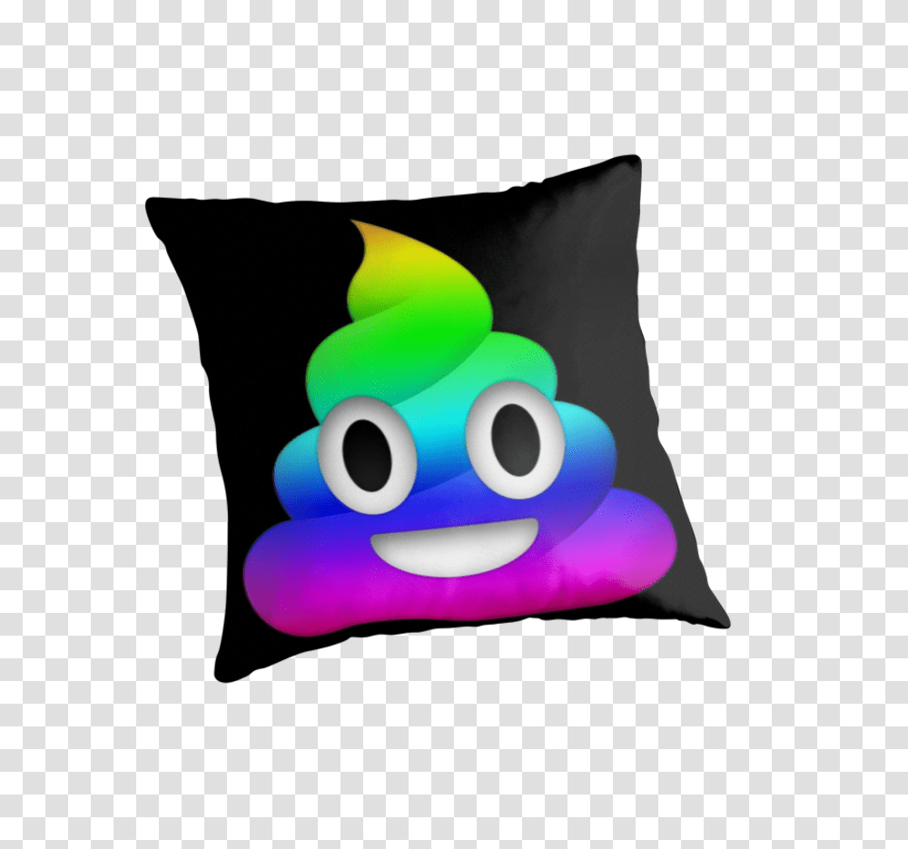 Poop Emoji Throw Pillow, Cushion, Toy, Angry Birds Transparent Png