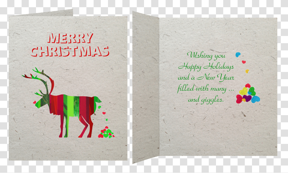 Poop Paper Moose Christmas Card Birthday Cards From Inside, Handwriting, Advertisement, Poster Transparent Png