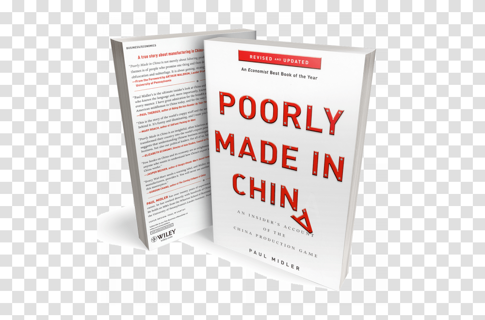 Poorly Made In China Book, Advertisement, Poster, Flyer, Paper Transparent Png