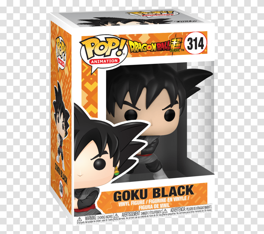 Pop Animation Dragon Ball Super - Goku Black Pop Dbz Goku Black, Comics, Book, Poster, Advertisement Transparent Png