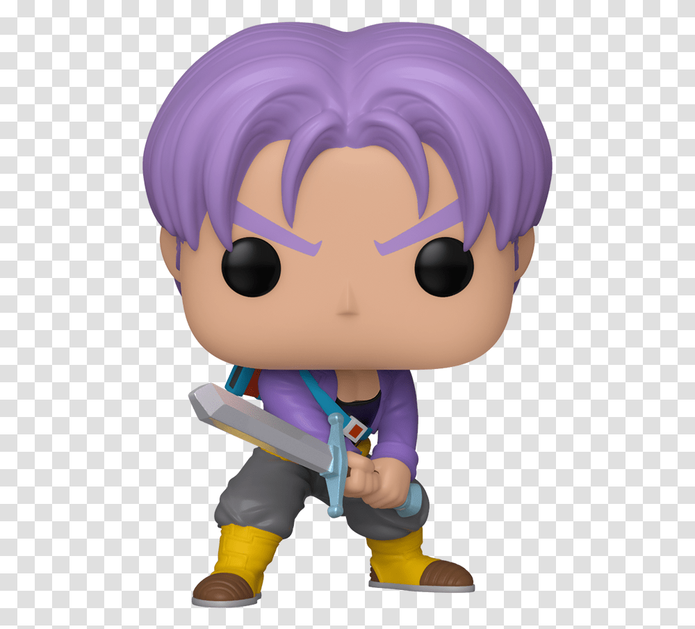 Pop Animation Dragon Ball Z Future Trunks Dragon Ball Z Trunks Pop, Toy, Doll, Figurine, Manga Transparent Png