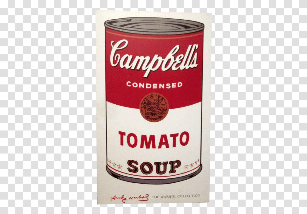 Pop Art Andy Warhol, Tin, Can, Beverage, Drink Transparent Png