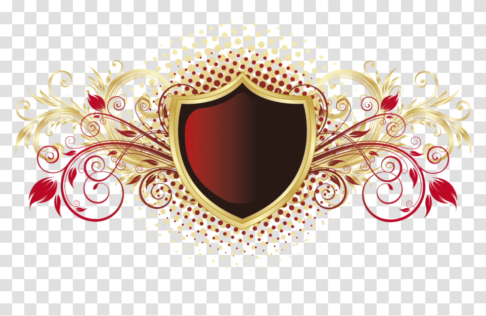 Pop Art Circle Pattern, Armor, Shield, Emblem Transparent Png