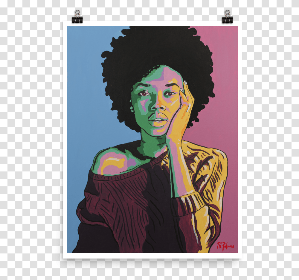 Pop Art Illustration Black Women Illustration, Hair, Person, Human Transparent Png