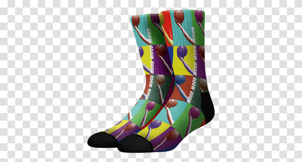 Pop Art Mood Hc Socks Socks Sock, Apparel, Footwear, Boot Transparent Png