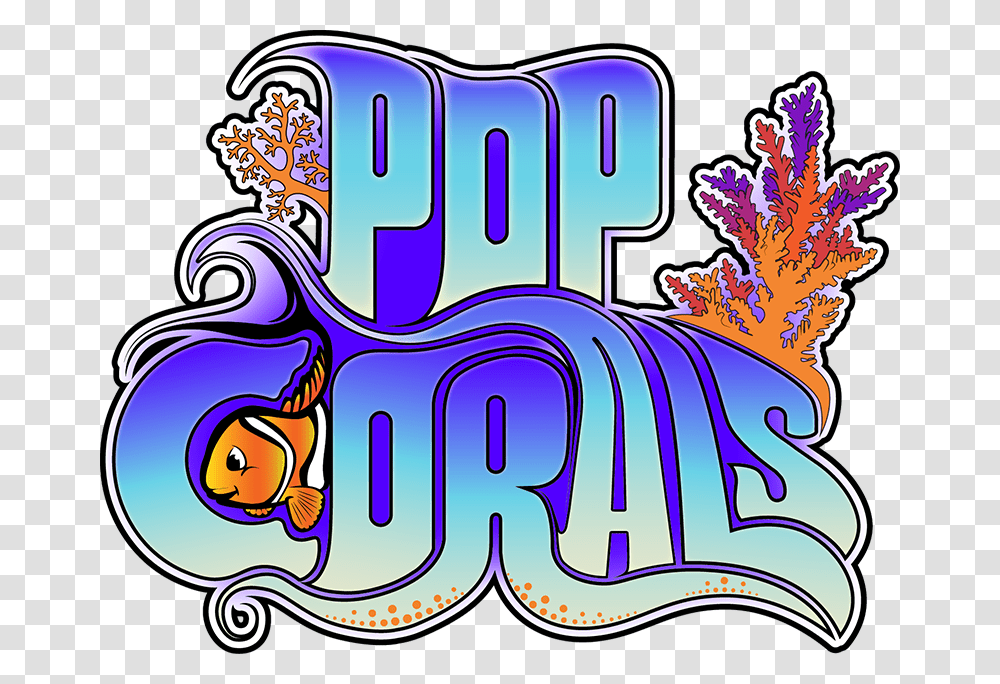 Pop Corals Logo Pop Corals Brooklyn Ny, Doodle, Drawing Transparent Png