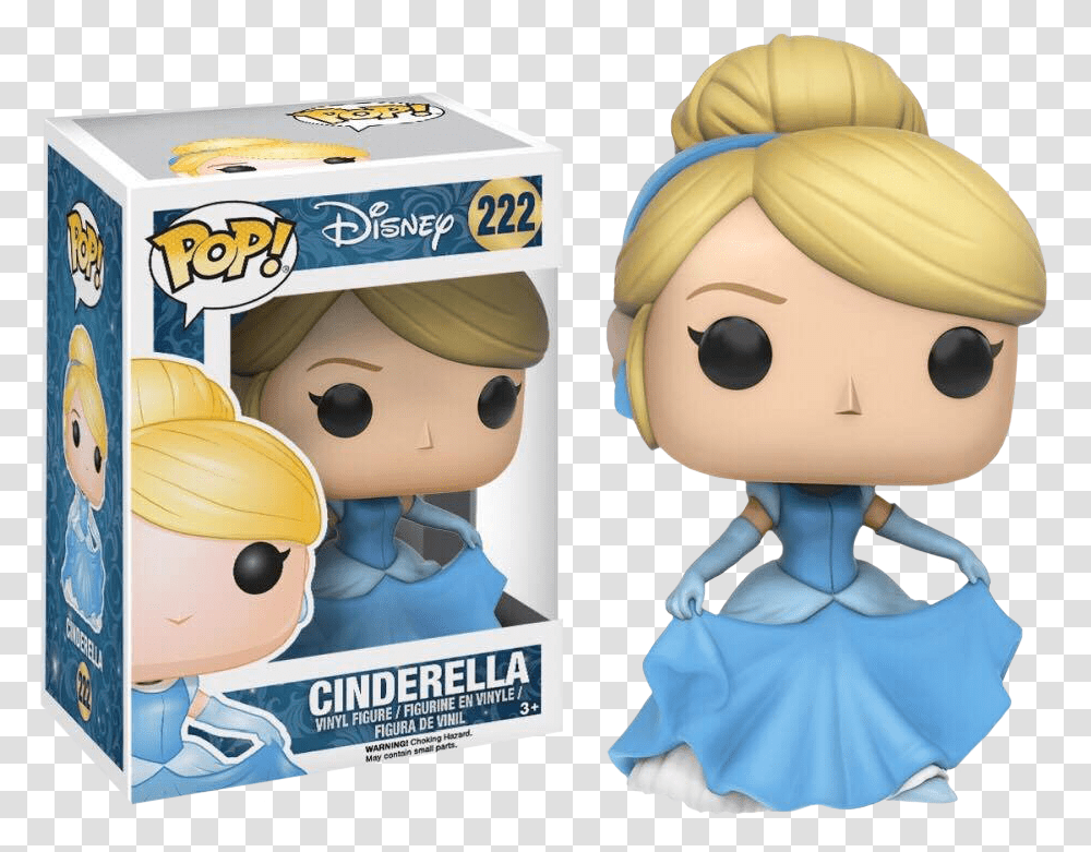 Pop Disney Cinderella Cinderella, Doll, Toy, Figurine, Plush Transparent Png