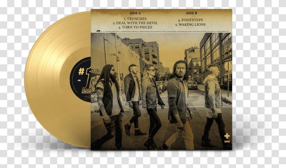 Pop Evil 1's Opaque Gold Vinyl Lp - Eone Heavy Pop Evil, Person, Shoe, Clothing, Car Transparent Png