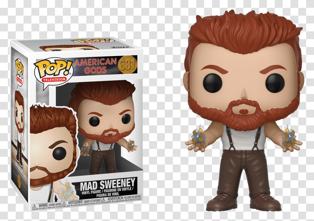 Pop Figure Amercan Gods Mad Sweeney American Gods Funko Pop, Plant, Person, Food, Outdoors Transparent Png