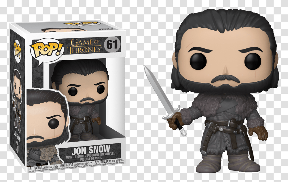 Pop Figure Game Of Throne Jon Snow Beyond The Wall, Toy, Duel, Weapon, Weaponry Transparent Png