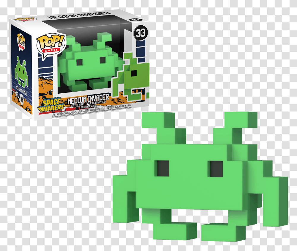 Pop Figure Space Invaders Md Invader 8 Bit 8 Bit Funko Pop, Minecraft, Urban, Pac Man Transparent Png