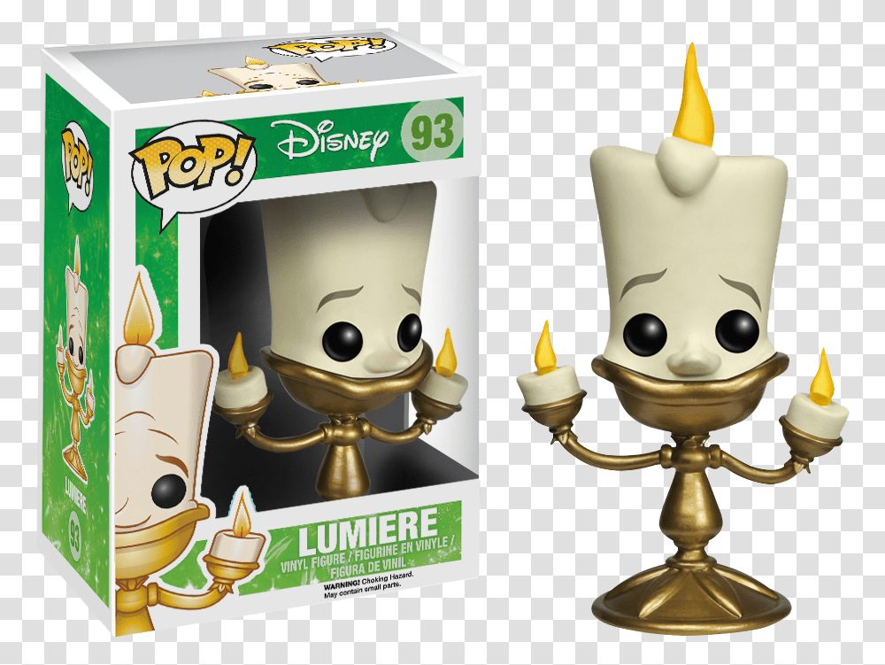 Pop Funko Disney Beauty And The Beast, Candle, Fire, Flame Transparent Png