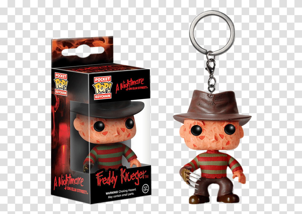Pop Keychain Freddy Krueger Pop Figure, Doll, Toy, Person, Human Transparent Png