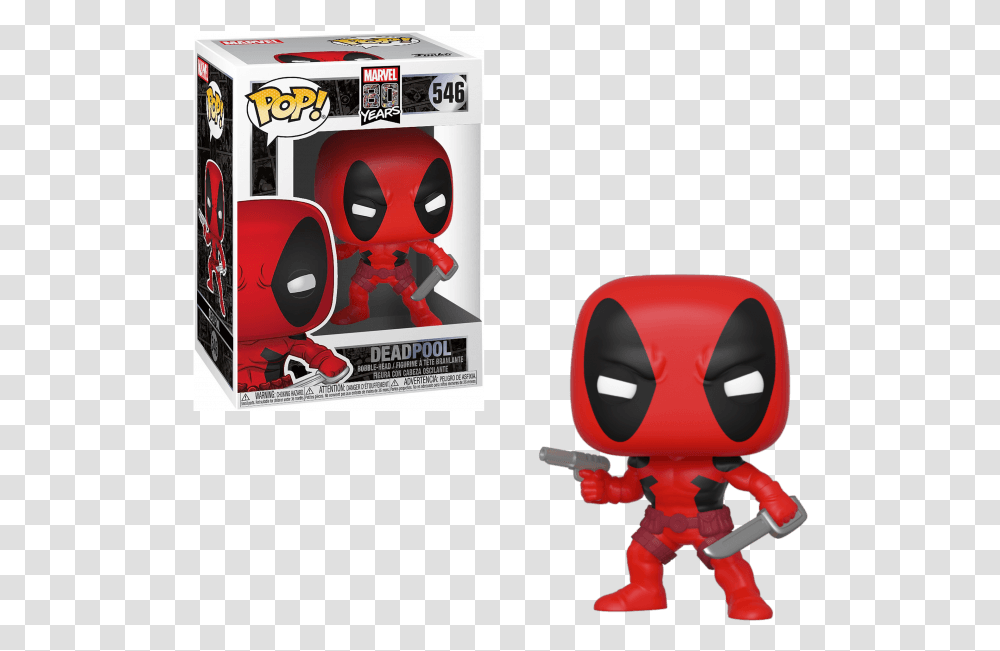Pop Marvel 80th First Appearance Deadpool, Toy, Arcade Game Machine, Pac Man Transparent Png