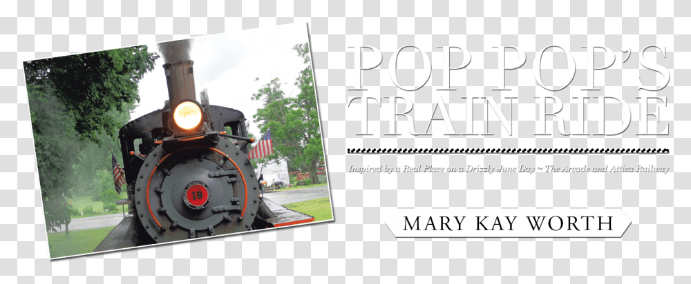 Pop Pops Train Ride Steam Engine, Locomotive, Vehicle, Transportation, Machine Transparent Png