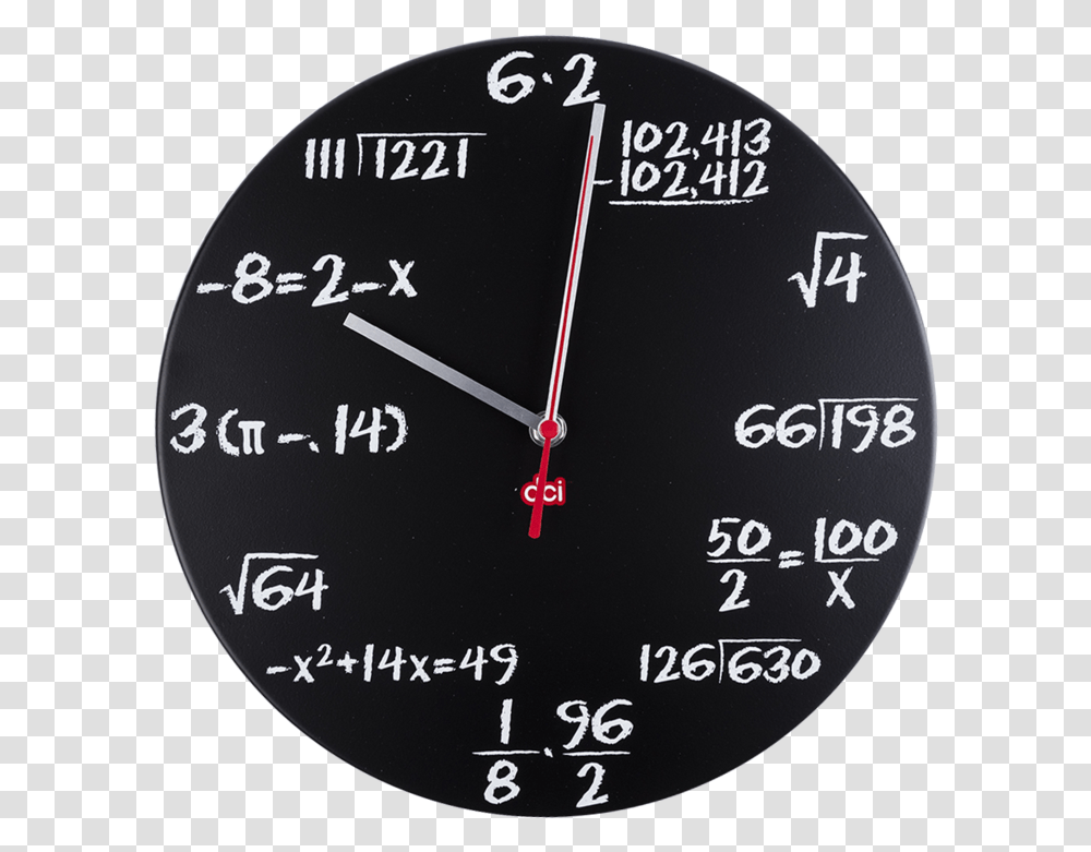 Pop Quiz Clock Math Clock Clipart, Analog Clock, Wall Clock, Disk Transparent Png