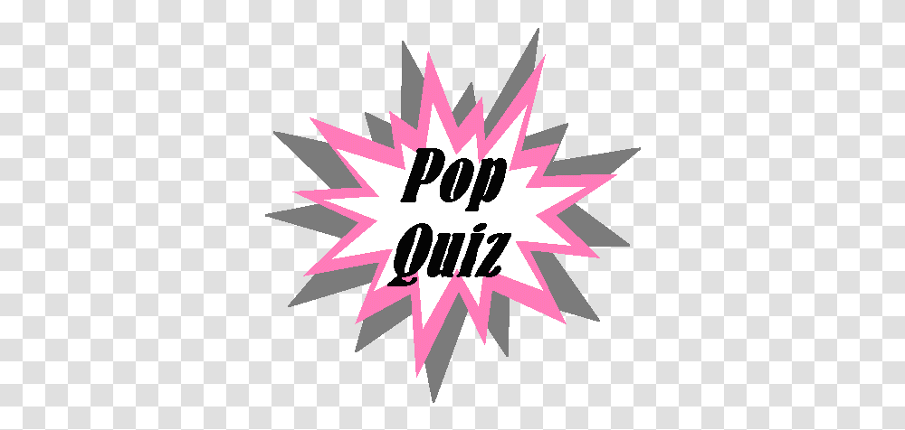 Pop Quizzes Pop Quiz Gif, Symbol, Poster, Advertisement, Nature Transparent Png