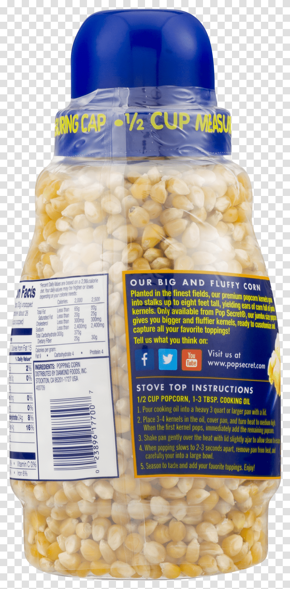 Pop Secret Corn Popping Jumbo Popcorn Kernels 30 Oz Pop Secret Kernels Transparent Png