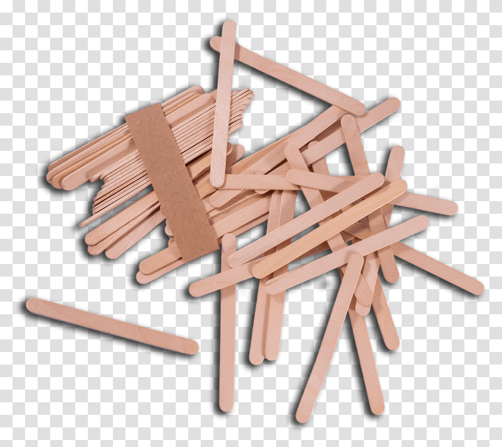 Pop Sticks 50 Pieces Plywood Transparent Png