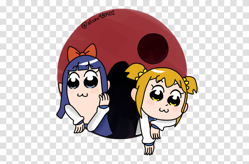 Pop Team Epic, Crowd, Doodle Transparent Png