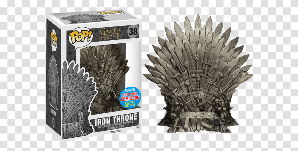 Pop Throne Game Of Thrones Funko Pop Iron Throne, Furniture, Chair, Tabletop, Advertisement Transparent Png
