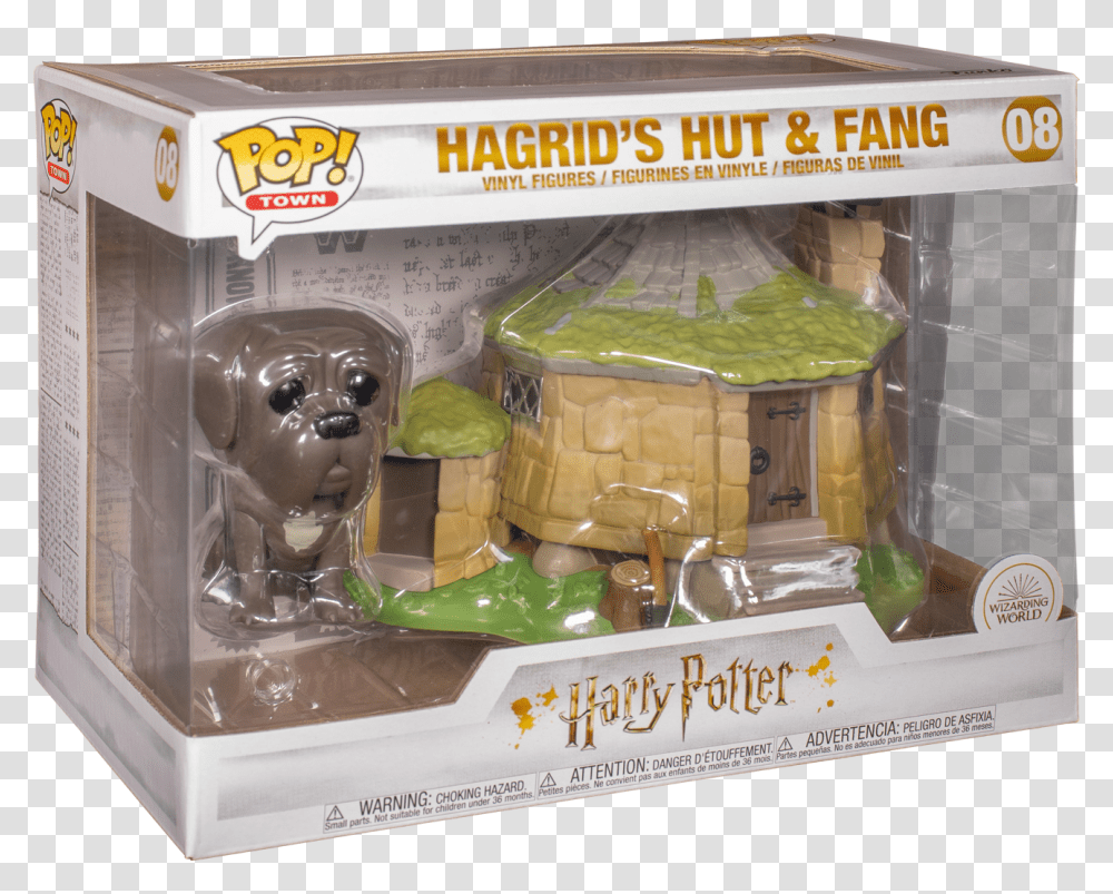 Pop Town Harry Potter Hagrid's Hut With Fang, Sweets, Food, Confectionery, Figurine Transparent Png
