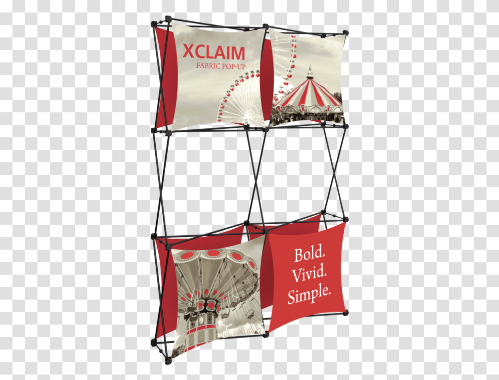 Pop Up Display With Shelves, Flag, Canopy, Camping Transparent Png