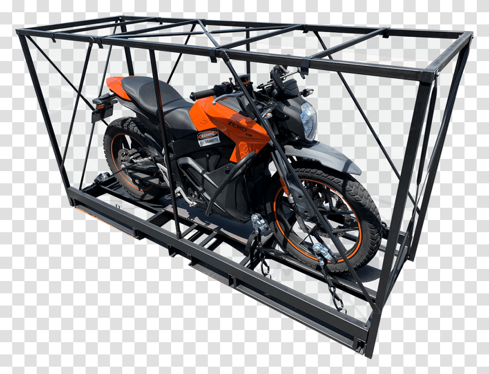 Pop Up Motorcycle Crate Affordable Light Reusable Motorcycle Shipping Crate, Machine, Wheel, Vehicle, Transportation Transparent Png
