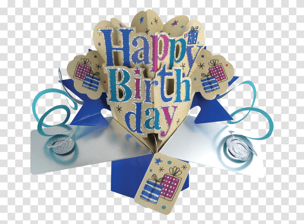 Pop Ups Card Happy Birthday Buon Compleanno Con Pacco Regalo, Toy, Metropolis Transparent Png