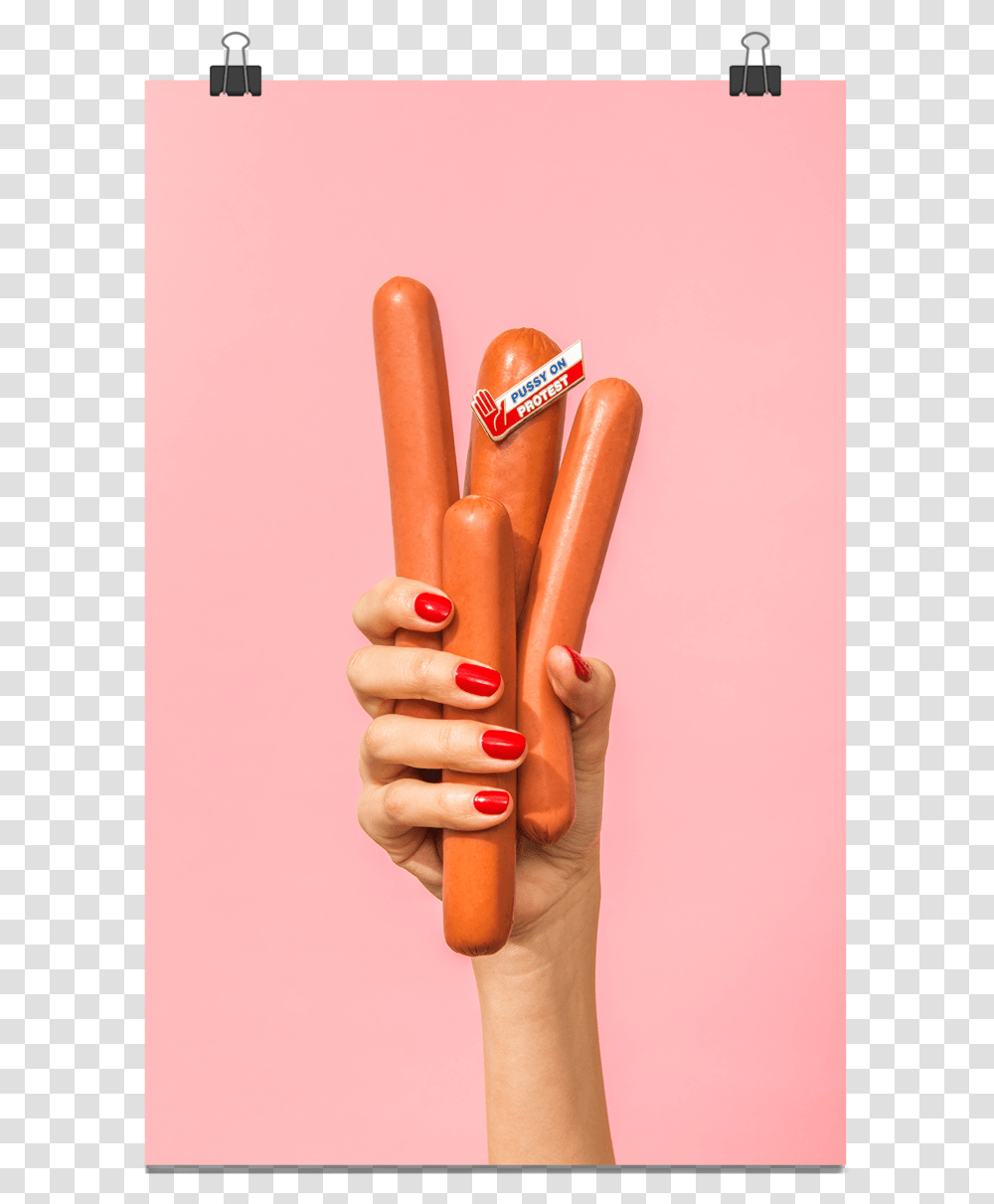 Pop X Stephanie Gonot Pussy Sign Language, Hot Dog, Food, Plant, Clothing Transparent Png