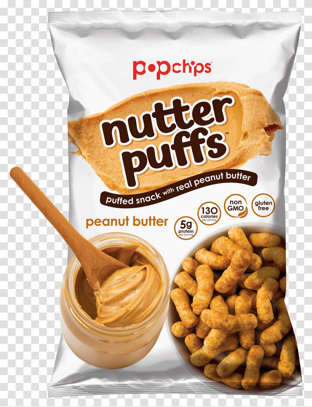 Popchips Peanut Butter Nutter Puffs, Food, Plant, Snack, Vegetable Transparent Png